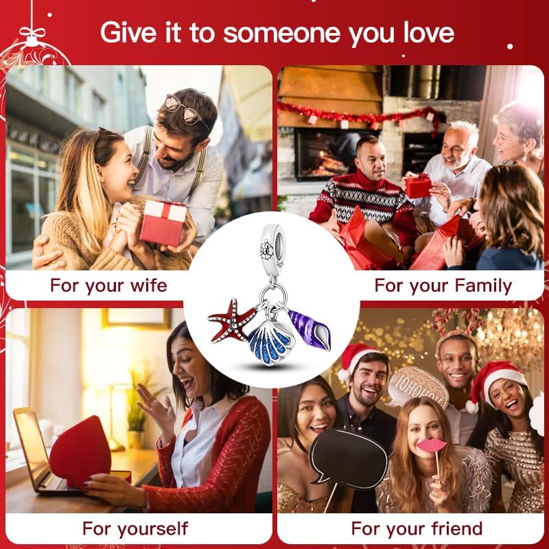 Miniatura 7 de CYCUFF Abalorios de plata de ley 925 adecuados para collares de dijes, pulseras, abalorios, joyería de regalo para mujer