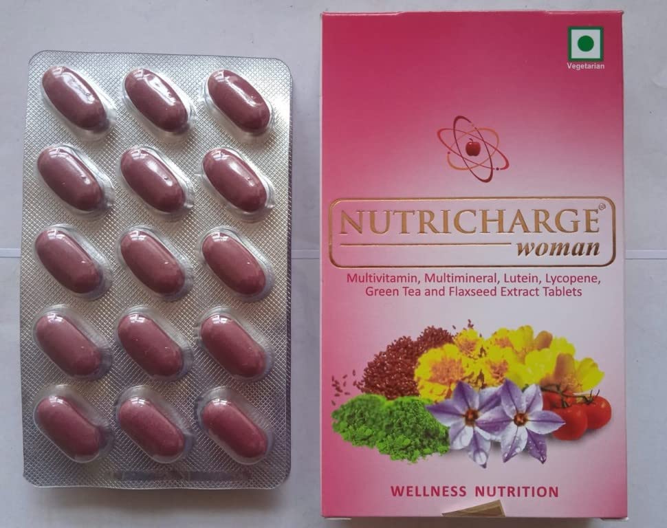 Nutricharge Woman Daily Health Suppliment For All Working And Non Working Women(Power of 50 Nutrients) BY RCM-(DE@1)_(Pack Of 1)_(2X15 Tablets.) (B0D3YT1TBP) Amazon Price History, Amazon Price Tracker