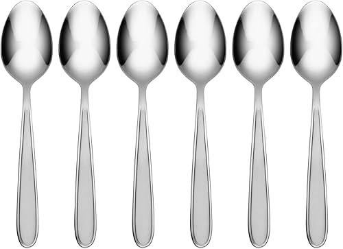 Oneida H001006AL20 Jordan Sandblasted Everyday Cucharitas de uso diario, juego de 6