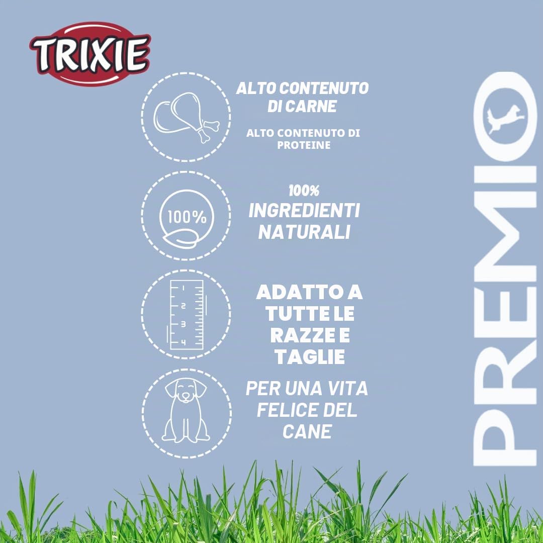 TRIXIE 31535 Premio Fish Chicken Involtini di pollo e pesce, 75 g