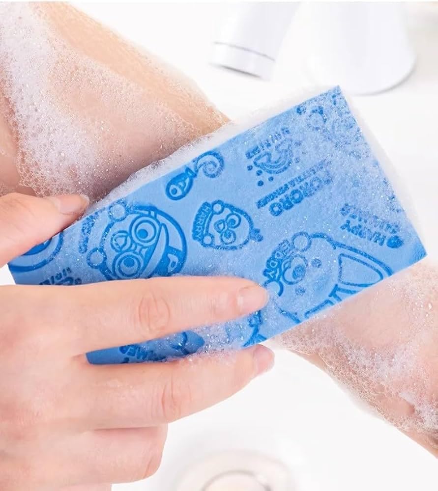 DODUS Super Soft Bath Sponge Scrubber for Kids & Babies - Gentle Cleaning, Exfoliating, and Dead Skin Removal (MULTICOLOR)-image-28
