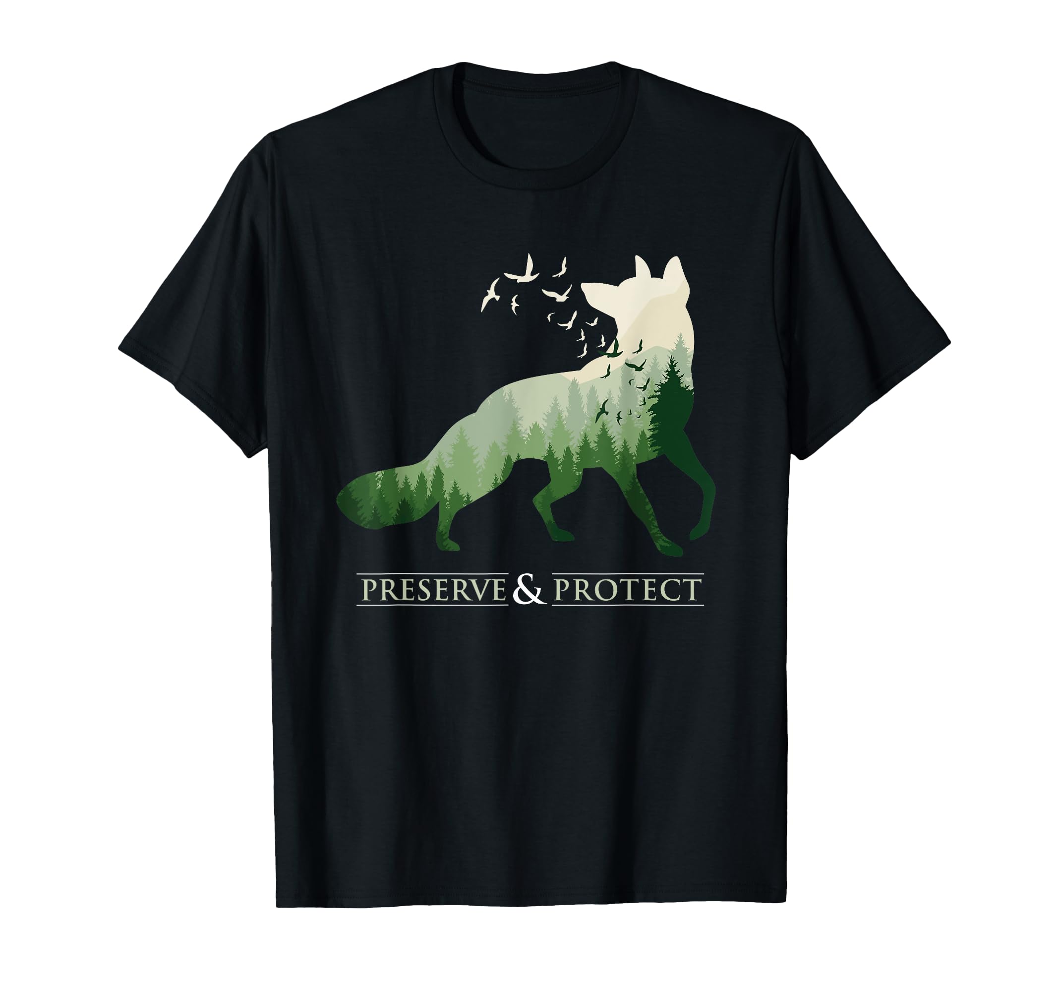 Preserve & Protect - Fox Lover Zookeeper T-Shirt