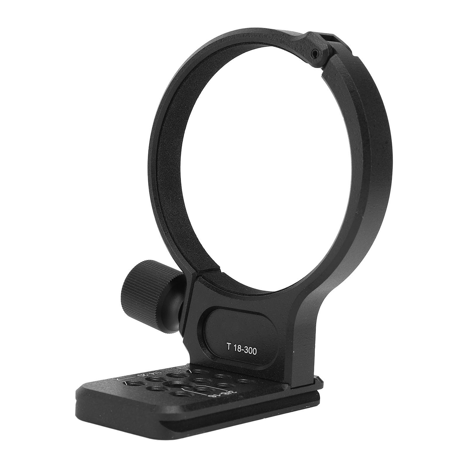 18-300mm F3.5-6.3 Lens Collar, Lens Tripod Mount Ring with Quick Release Plate, Aviation Aluminum Alloy, Compatible with for Arca Ball Heads and Clamps, for Professional