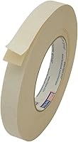 Vista 5 de Intertape 591/BEIG0536 591 Cinta de papel de doble cara con parte trasera plana: 1/2" x 36 yardas, beige