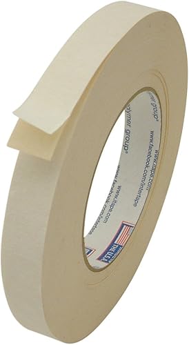 Miniatura 5 de Intertape 591BEIG136 591 Cinta de papel de doble cara con parte trasera plana 1" x 36 yardas, beige