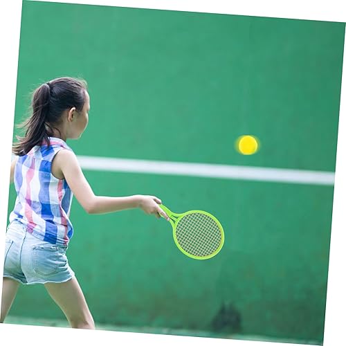 Miniatura 6 de BESTonZON Raqueta de tenis ligera portátil para deportes al aire libre con pelota para ejercicio y coordinación de ojos de mano y entrenamiento de