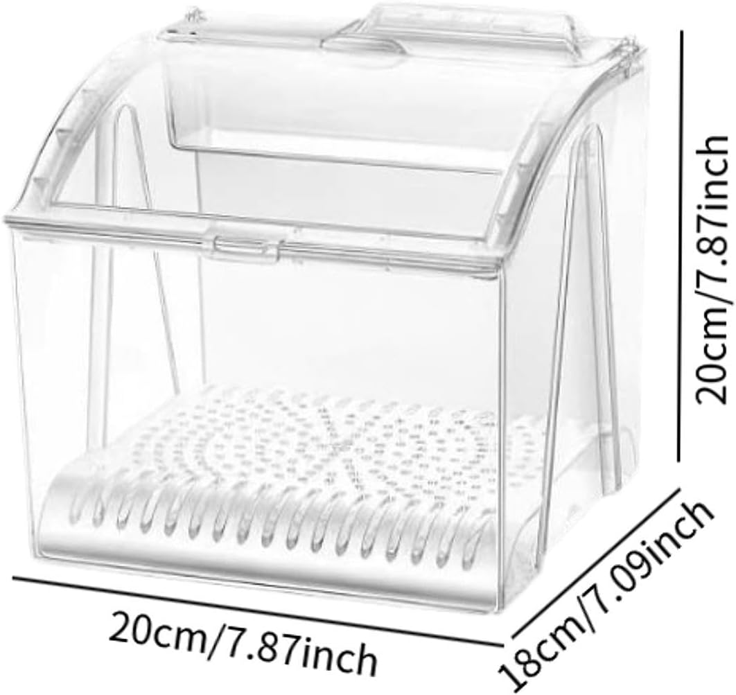 Food Storage Container Open Front Display Case Storage Bin Snack Container for Retail Commercial Supermarket