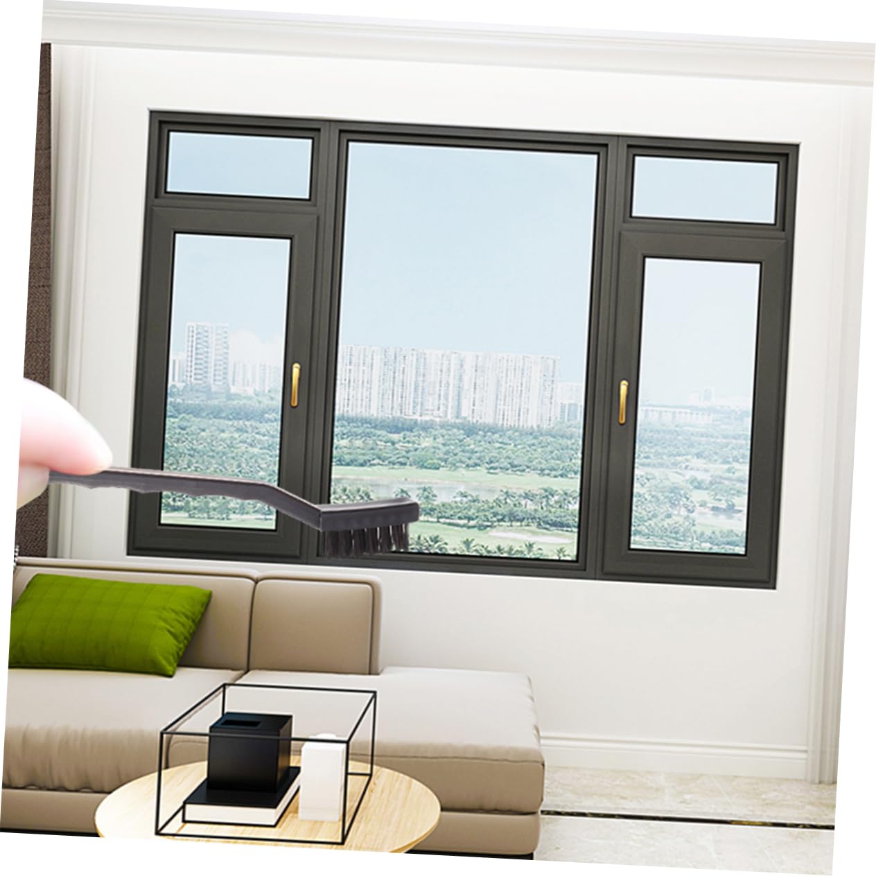 212 Main 01-1307 9 Inch Nylon Scrub Brush with Plastic Handle - Pack of 24