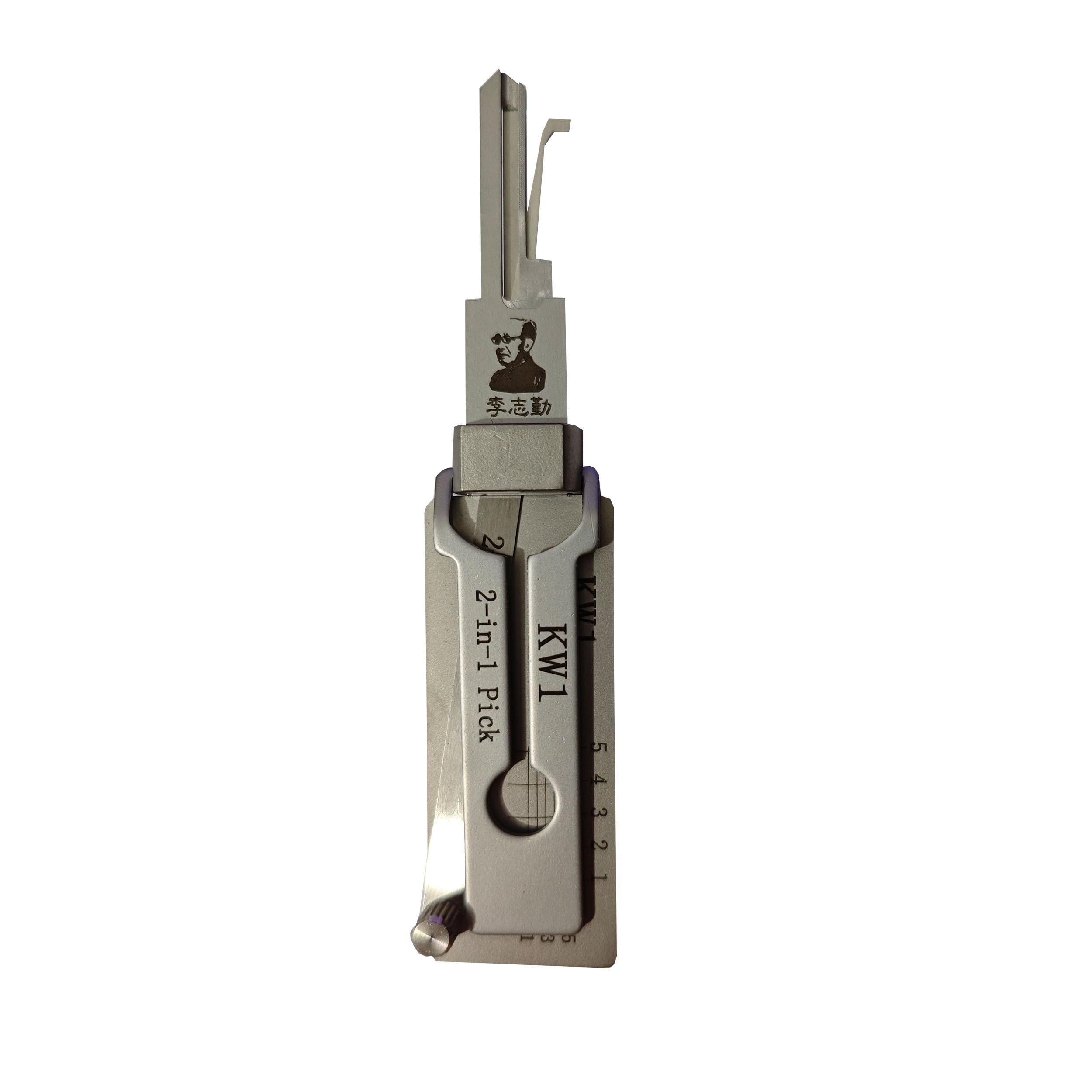 Ycxnlong Silver Kw1 Lishi Lock Pick And Decoder Tool For Civil Door Lock, Professional Locksmith Tools, Fast Opener