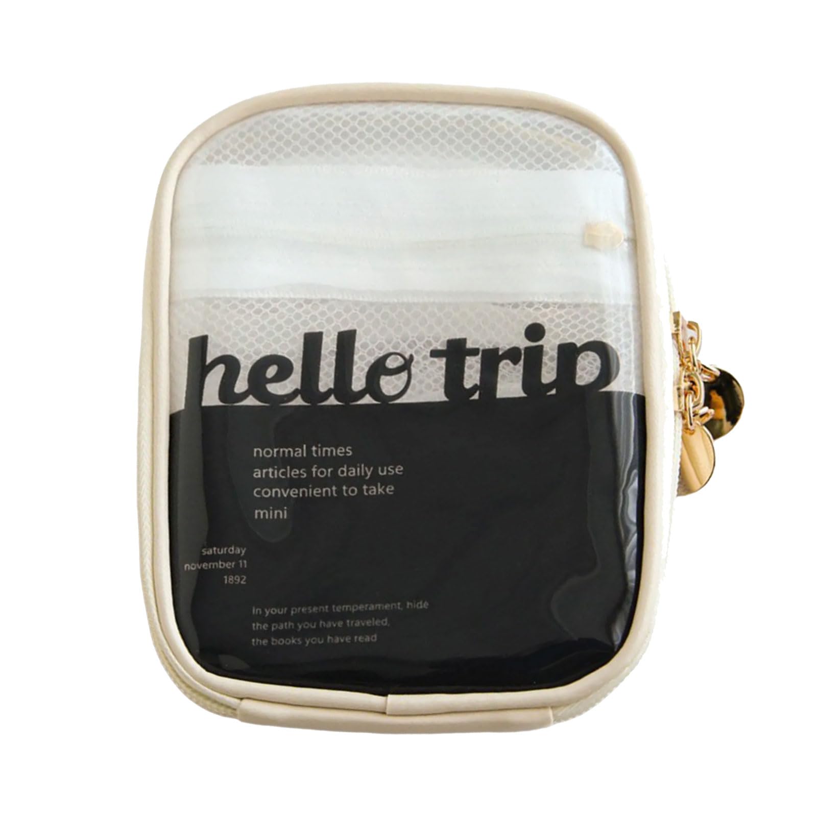 MICFENY Travel Toiletry Bag Portable and Portable Waterproof Sturdy Pouches with Multiple Compartments for Organized Storage