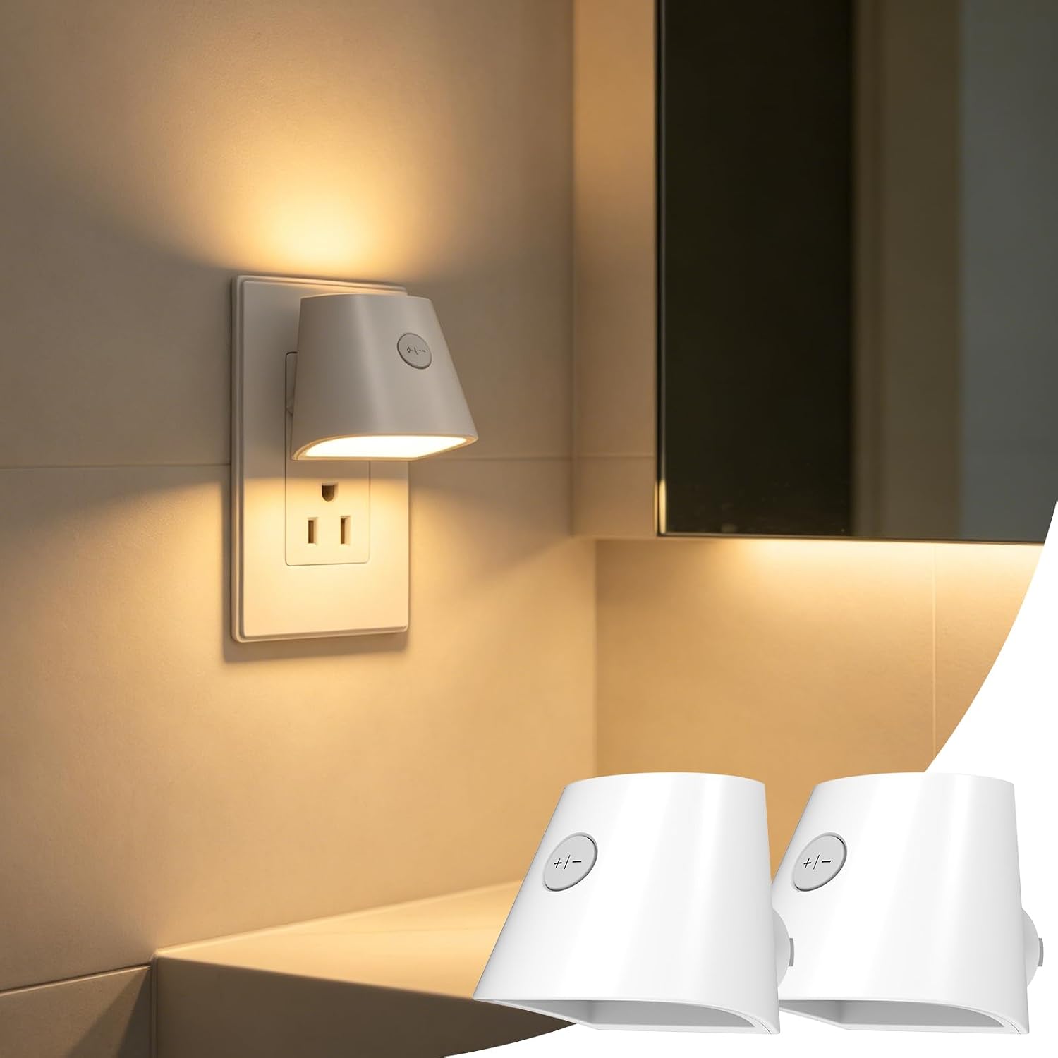 LED Night Lights Plug into Wall,Dusk to Dawn Sensor Night Light