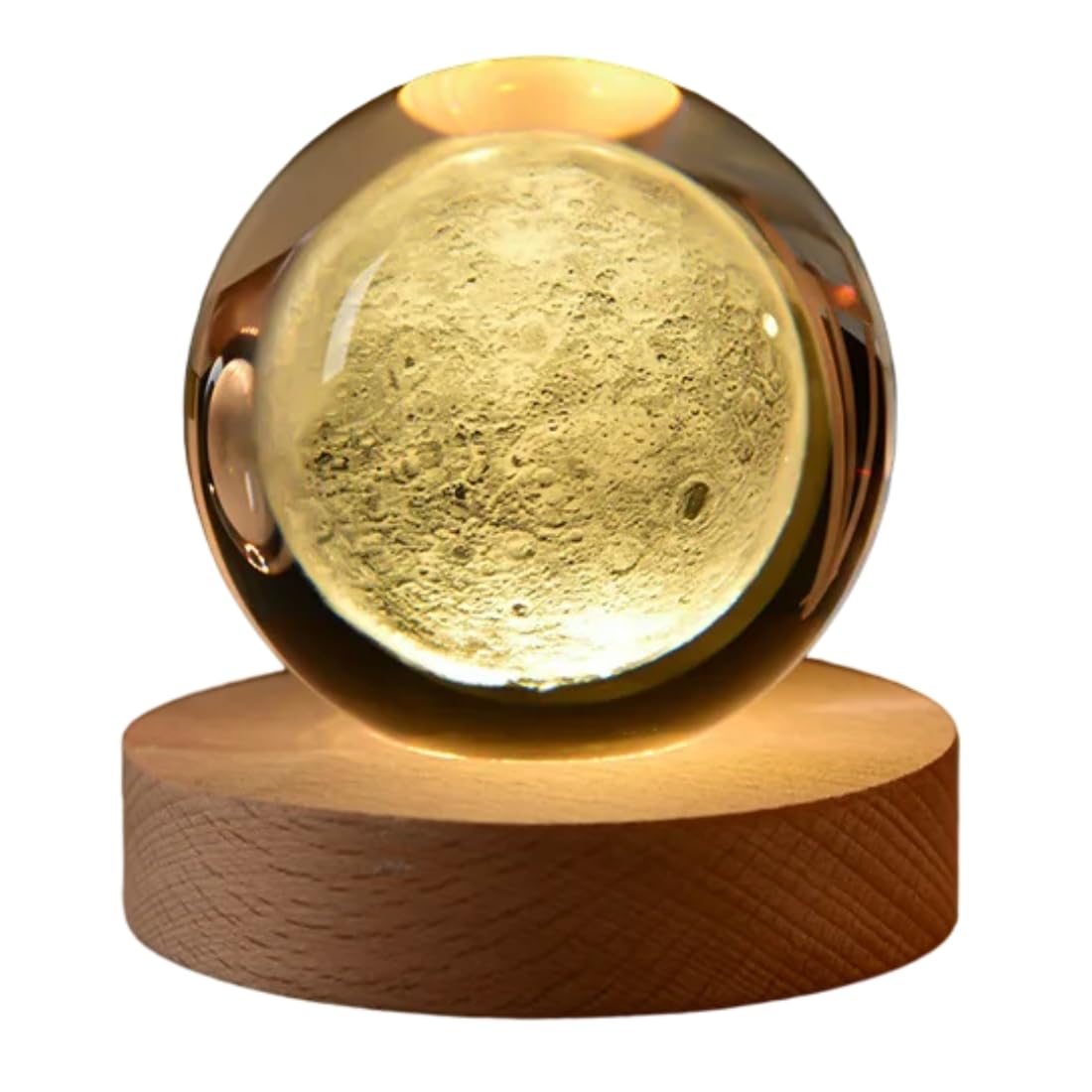 Luce Sfera Cristallo 3d Con Delfino, Sfera Cristallo Notturna Da 2,35