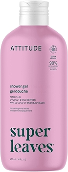 ATTITUDE白茶淋浴gel，植物矿物成分，皮肤科测试，环保认证， vegan洗护产品