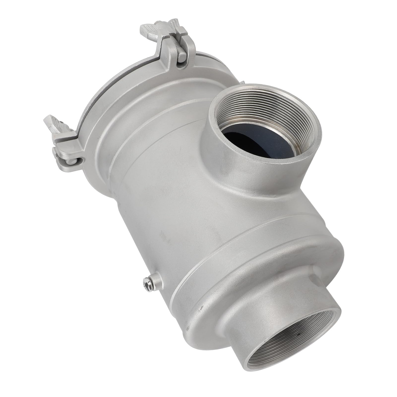 Filtro Acqua Efficiente in Acciaio Inossidabile Marino per Barche, Filtro Acqua di Mare Ad Alta Filtrazione per Proprietari di Barche (Grande 11 cm/4,33 pollici)