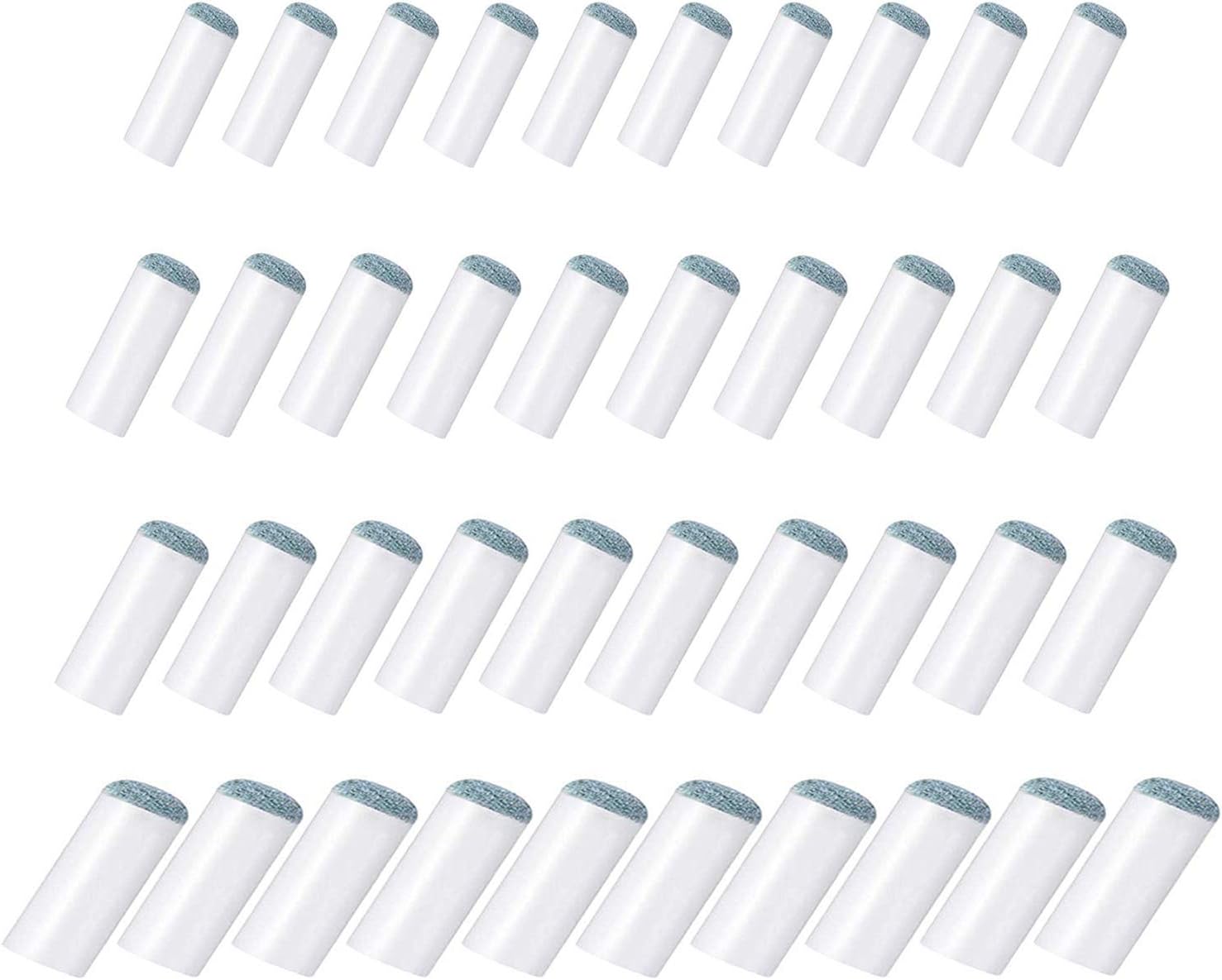 DGQ 40pcs Assorted Slip On Pool Cue Tips Billiard Cue Tips SlipOn Cue