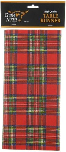 Glen Appin Of Scotland Airlaid Paper Royal Stewart Tartan Table Cloth Runner