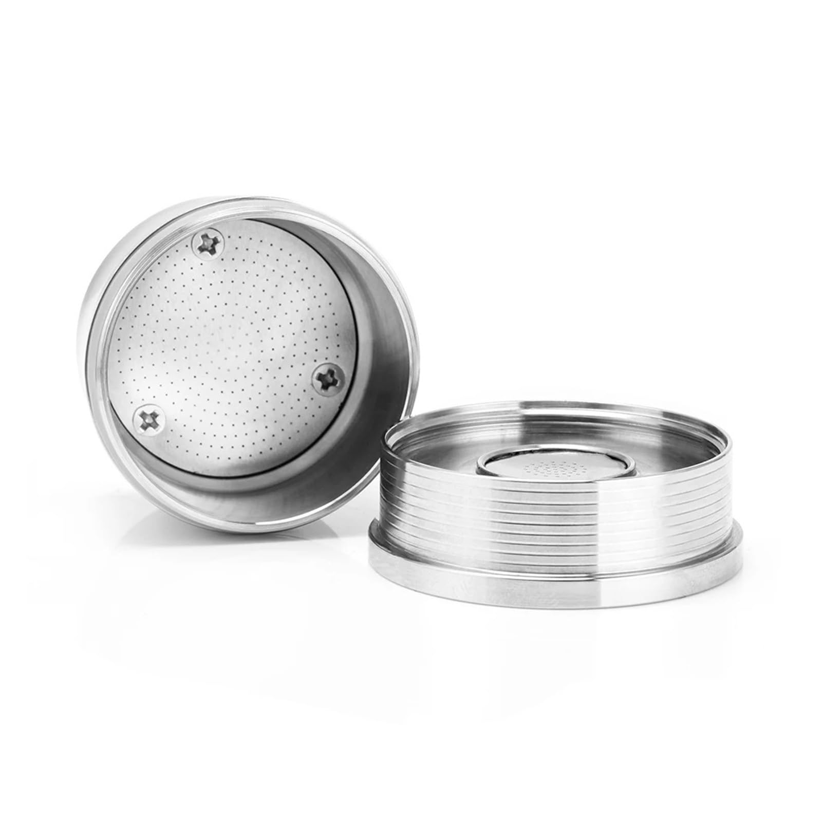 Filtro De Café Reutilizable De Acero Inoxidable, Compatible Con Cápsulas Rellenables, Compatible Con ILLY,Y3 Y3.2 Y5 Y1.1 X8 X9Mahine(2pcs)