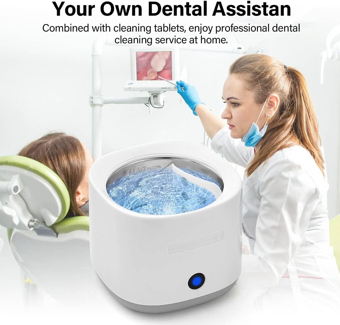 Buy Anbbas Denture Bath Ultrasonic Retainers Cleaning Machine Noise