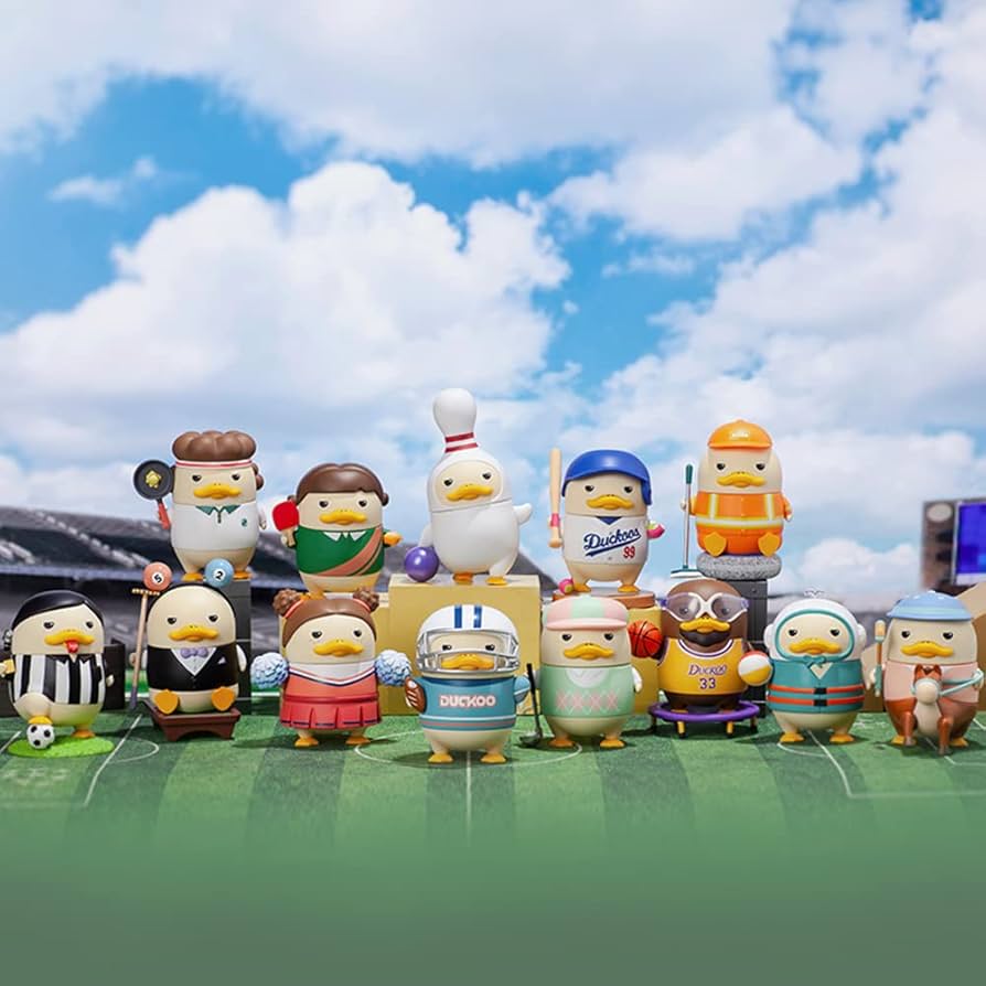 POPMART DUCKOO BALL CLUB 応援団　シークレット Amazon.com: POP MART DUCKOO Ball Club Series, 12PCs DUCKOO