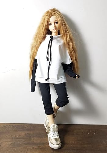 Miniatura 3 de Ropa de muñeca de 11.8 in17.7 in23.6 in, pantalones negros para 13 14 16 BJD accesorios de muñeca BJD SD DIY moda muñeca ropa juguetes (13)