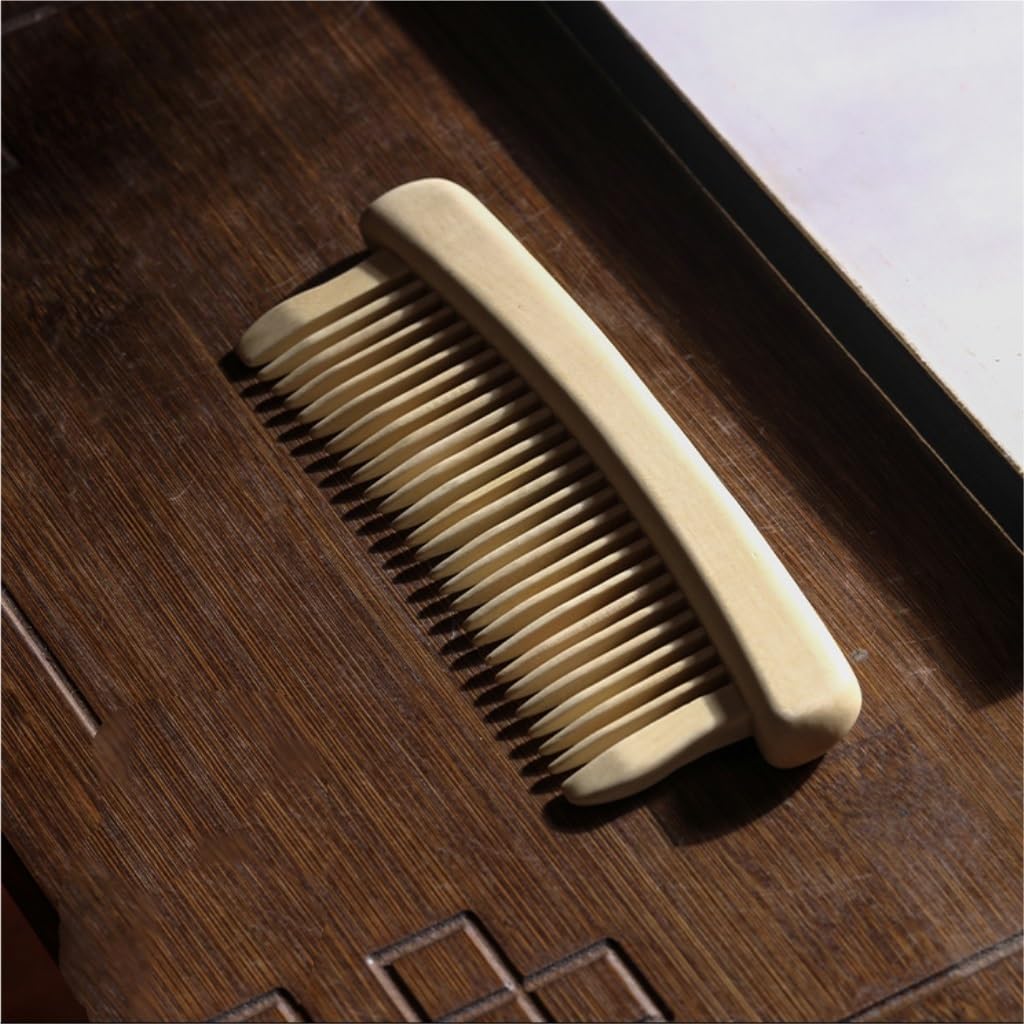 Kamm Retro Haarglättungskamm Holz Duschkamm Herren Bartpflege Werkzeug Geeignet für Langhaare, Kurzhaare, lockiges Haar und mehr Schönheitskamm