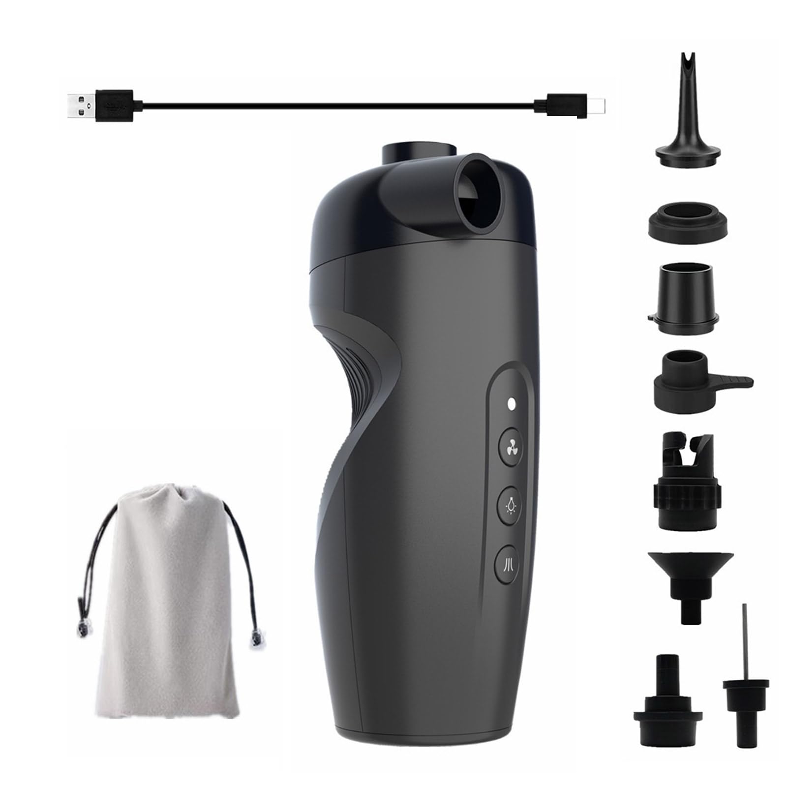 Pompes électriques USB double fonction pour les équipements de sports nautiques, gonflage et dégonflage rapides
