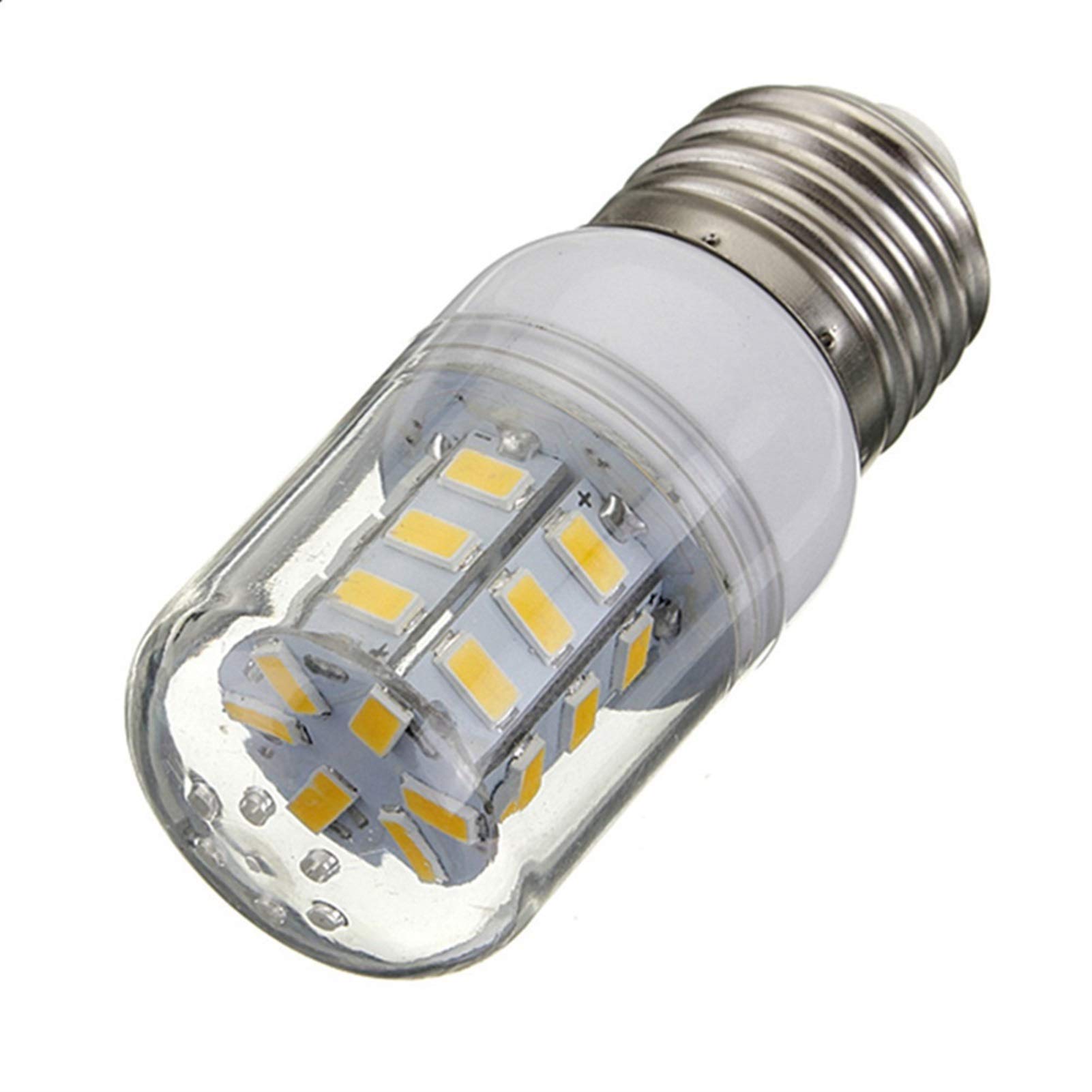 ANTYX 12 V E27 Żarówka LED Nie ściemnialna, 4W E27 Podstawa śrubowa Żarówki LED 40 W żarówka żarówka równoważna, 3000K / 6000K DC12-80V dla RV Camper Marine, 10-pack (Color : Zimna biel)