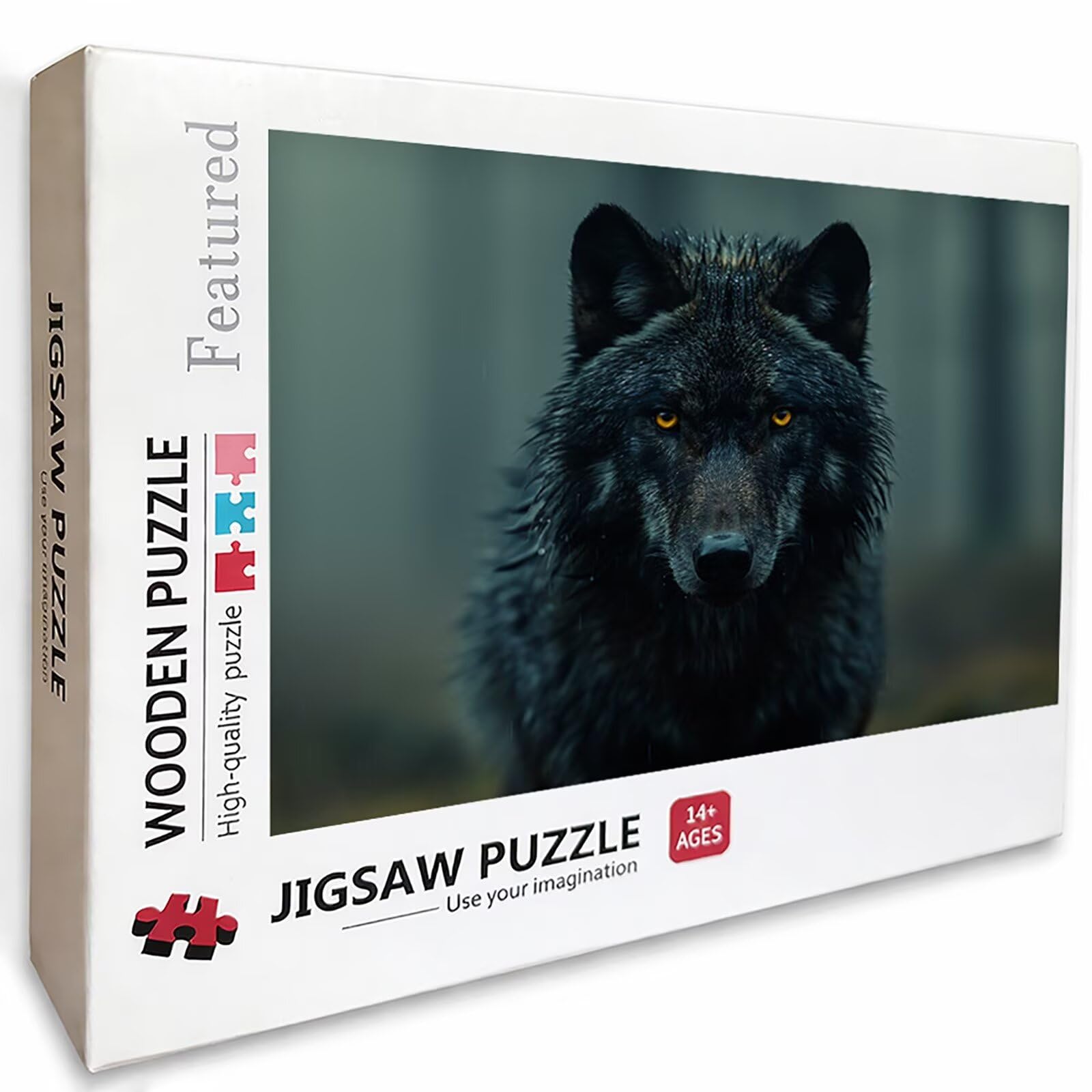 Puzzle 2000 elementów dla dorosłych zwierząt, drewniane puzzle 99 x 70 cm, dla mężczyzn kobiet starszych seniorów, części ściśle do siebie pasują, dekompresja, dekoracja ścienna, prezenty dla