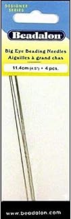 Big Eye Beading Needles 4/Pkg-4.5