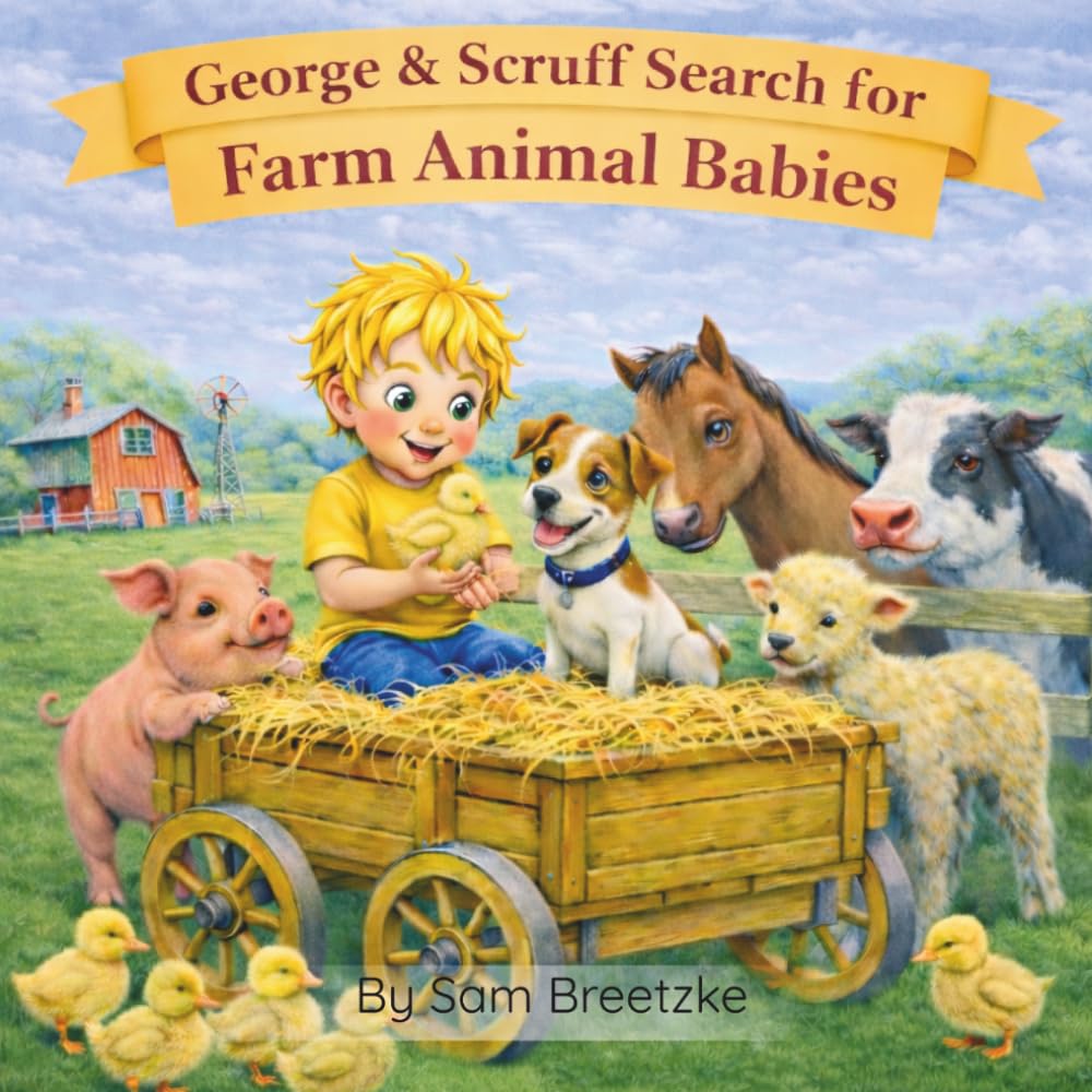 George & Scruff Search for Farm Animal Babies