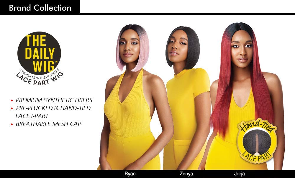 Outre The Daily Wig Synthetic Hair Lace Part Wig RYAN (99J) - Image 4