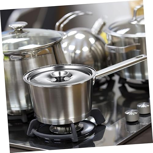 Miniatura 8 de Yardwe Tapas de acero inoxidable de 4.7 pulgadas para tarros de condimentos, cubiertas de metal a prueba de polvo para ollas de aceite de cocina y