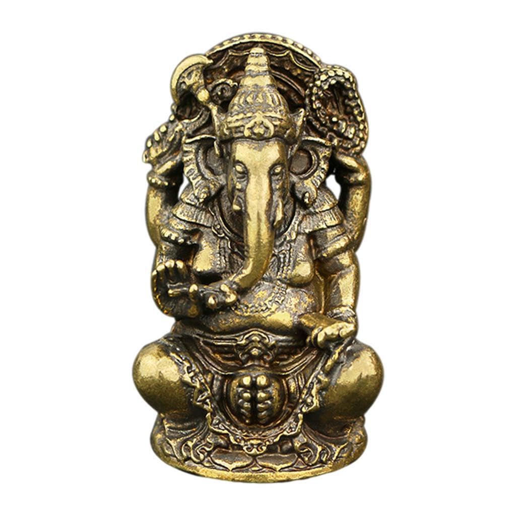 Twisaxc Exquisite Collection Ganesha Statue Adds Blessings And Wealth To Any Space Made Cer Collection Ganesha Statue Sitting Buddha Lord Figurine Hindu