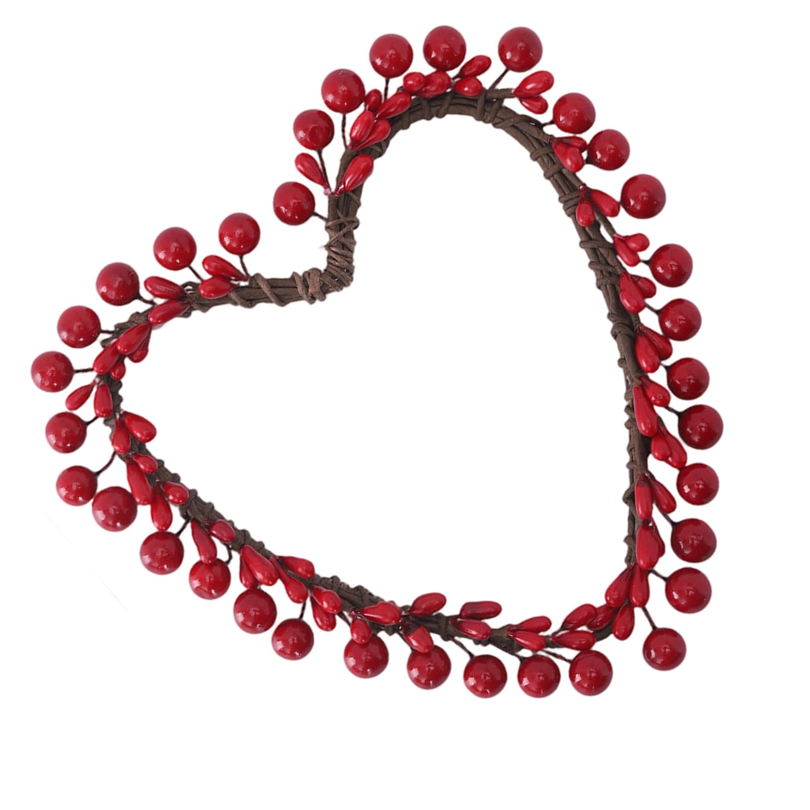 Rings Wreaths Heart and Berries Holders Rings Berries Candled Minis Wreath for Valentine Day Valentine Wreaths