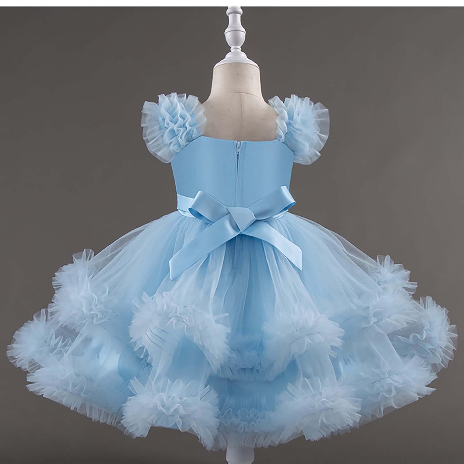 HLTYGWX Kleider Mädchen Rock Kleider Mädchen Kleider Mädchen Festliches Partykleid Tutu Kleid für Geburtstagsauftritt