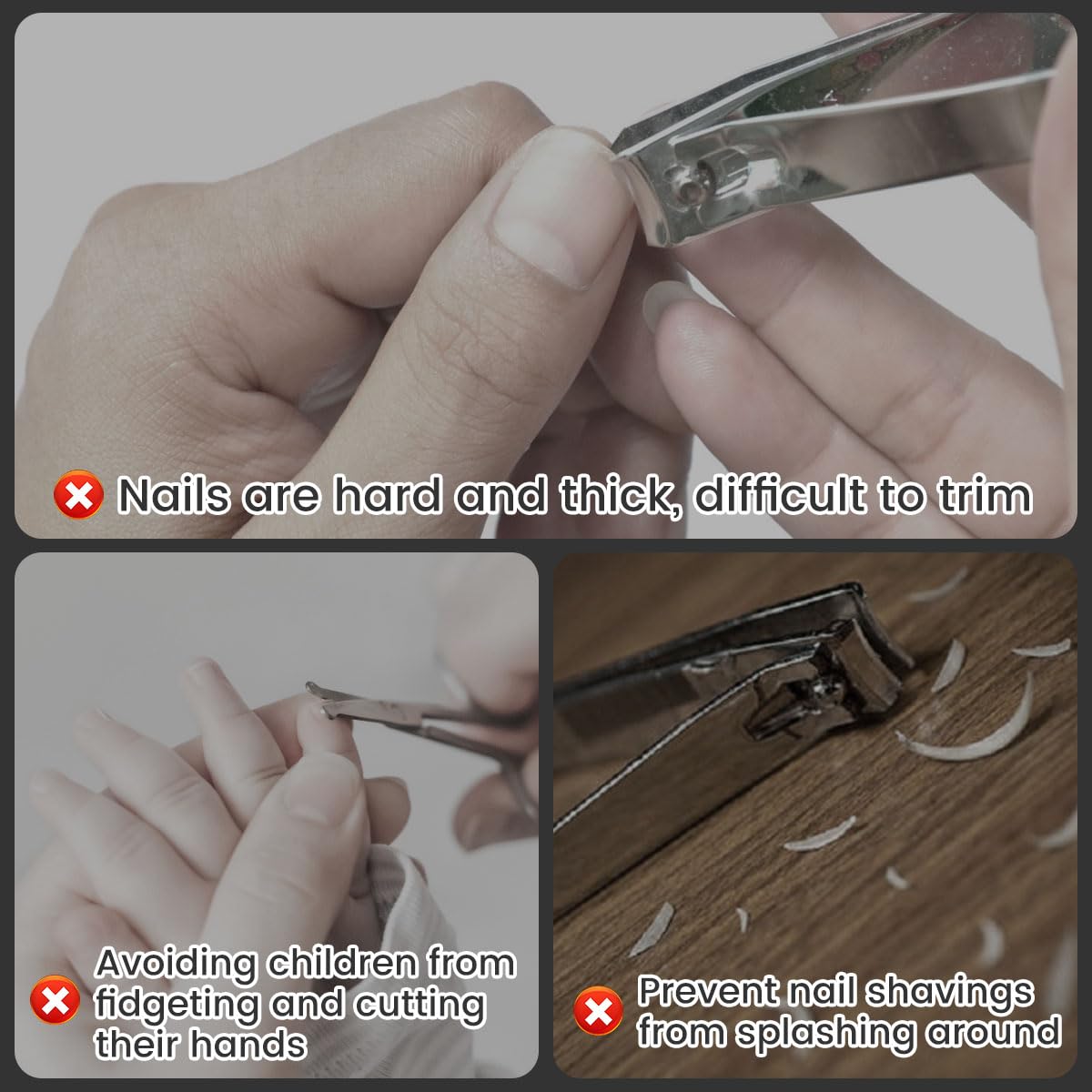 FALESOUL Electric Nail Clippers for Adults with LED Light, Nail Scraps Storage, Automatic USB Rechargeable Safety Fingernail Trimmer for Babies, Children, Caregivers, Adults and Seniors (Green)