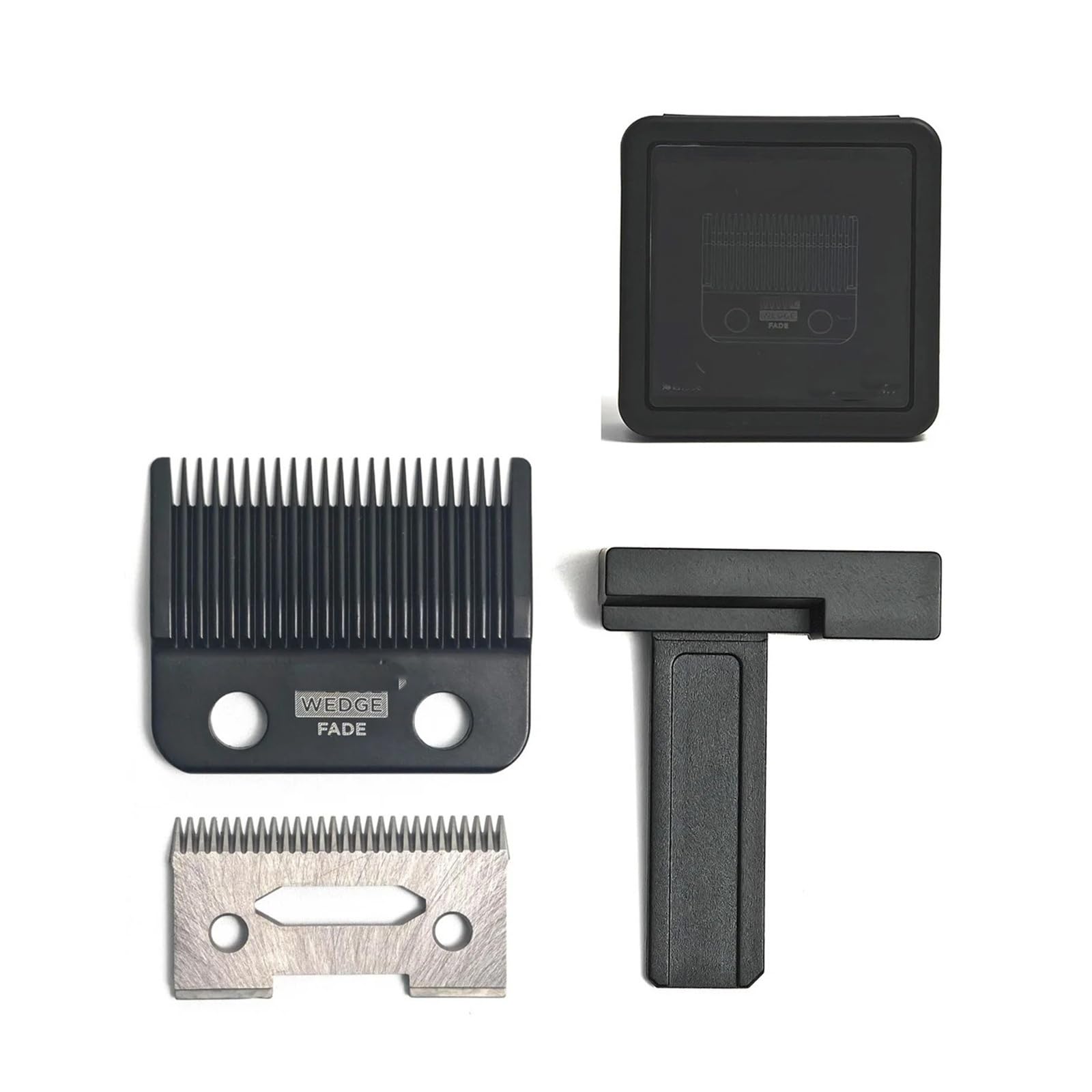 Lama Tagliacapelli, Compatibile Con Madeshow, Compatibile Con KULILANG, M5F M10 R66 R77F Accessorio Di Ricambio for Tagliacapelli Con Lama Sbiadita Ultra Sottile | Black FADE