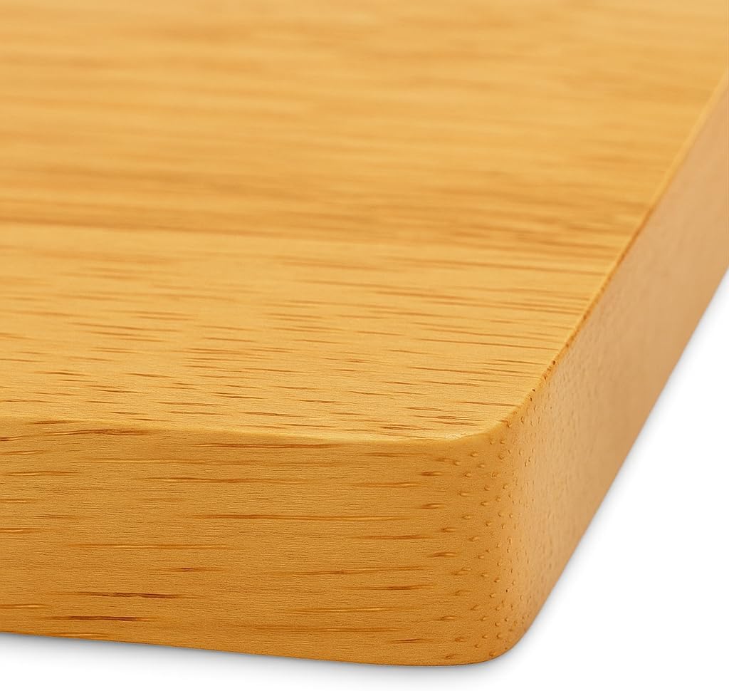 Durable Bamboo Cutting Board – Eco-Friendly Board for Chopping, Serving & Charcuterie – Smooth Surface – 13.75” x 9.75