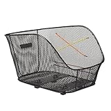 Geeignet für WSL-System Basil Unisex – Erwachsene Icon M Fahrradkorb, Black, 40 cm x 33 cm x 25 cm