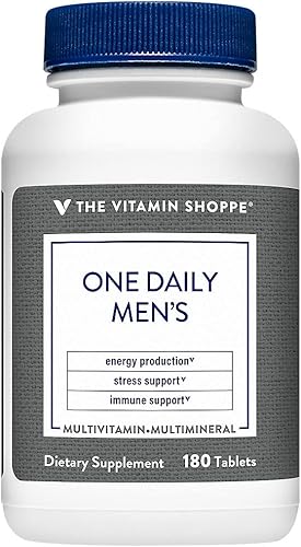 The Vitamin Shoppe One Daily Multivitamínico para hombre 180 tabletas