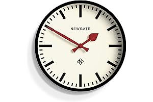 The Luggage Wall Clock: Classic British Railway Station Clock