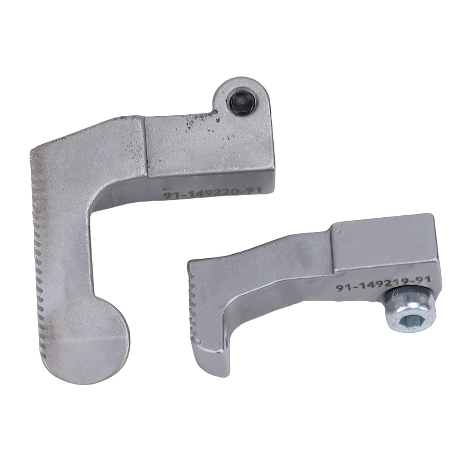 Generic Juego de Prensatelas para Máquina de Coser, Pies de Borde de Acero Inoxidable Duraderos para Máquinas de Colchones 5625, 2 Unidades para Coser Colchones Suaves