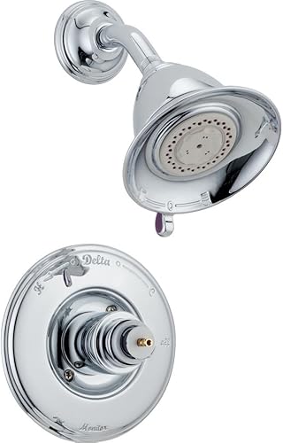 Delta Faucet T14255-CZLHP Serie 14 Menos Mango Victoriano Monitor Ducha Trim, Bronce Champagne