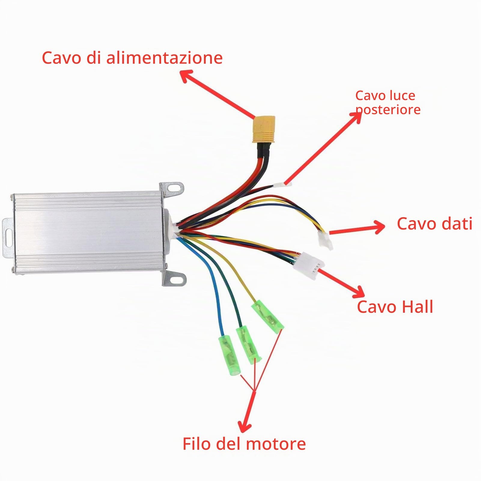 BuyWeek Kit Controller Scooter Elettrico Regolatore di velocità, 36V 350W in Lega di Alluminio per Xiaomi M365 PRO