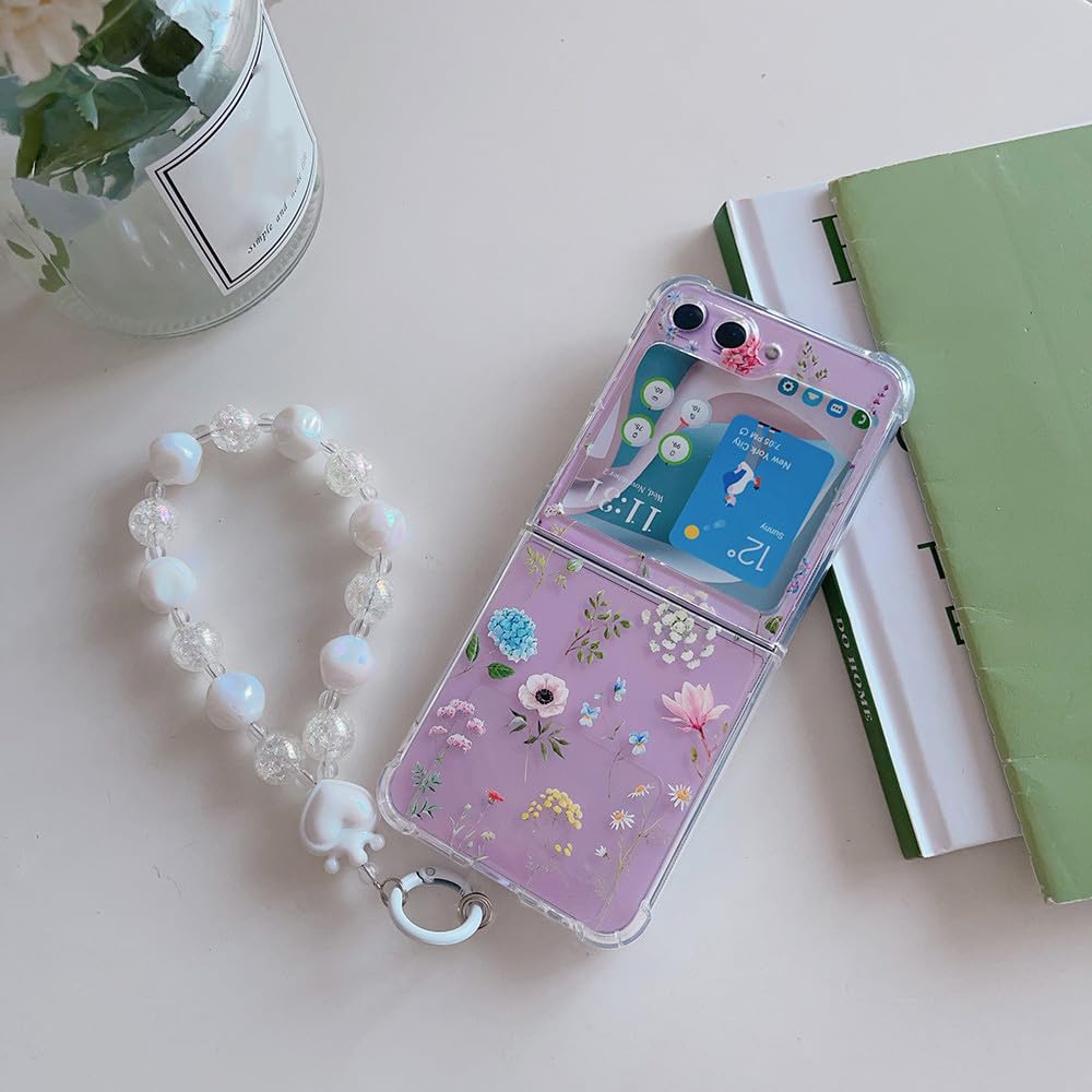 Coque transparente Samsung Z Flip antichoc pour éviter les chutes et rayures