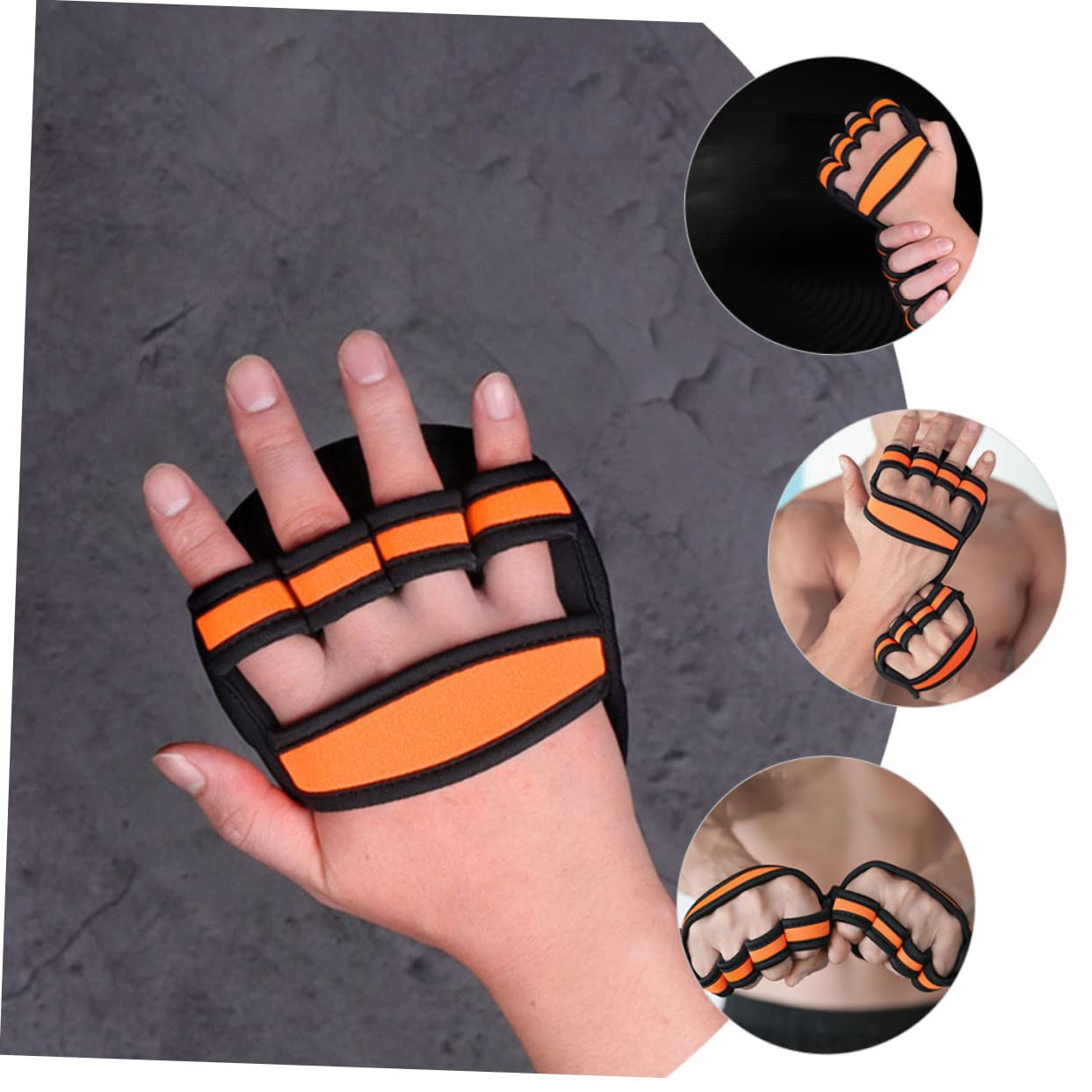 BESPORTBLE 3pares Guantes De Gimnasio para Mujer Transpirables y Antideslizantes para Levantamiento De Pesas y Entrenamiento Práctico Agarre Mejorado y Diseño Abierto para Comodidad
