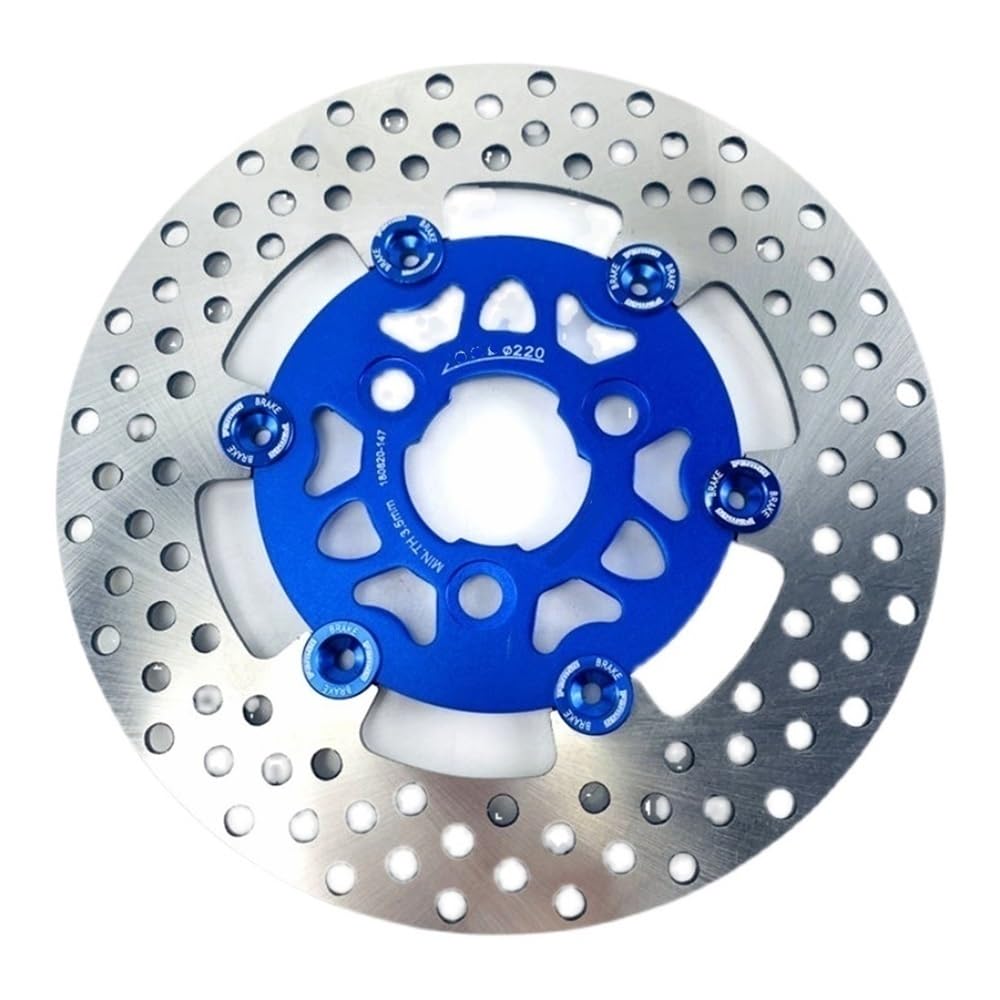 Disco Dischi Freno Moto Moto Universale 3 Fori Per 220mm * 57mm Freno A Disco Flottante Per RSZ JOG FORCE Rotore Set Parti Di Ricambio