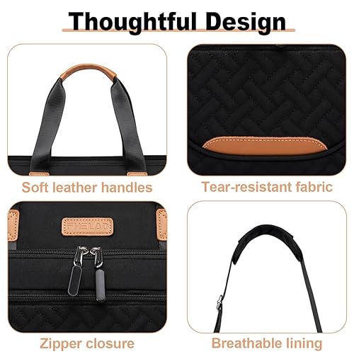 Miniatura 5 de FHELAD Bolsa de pañales, bolsa de pañales grande con compartimento para laptop de 16 pulgadas para mamá y papá, bolsa multifunción para bebé