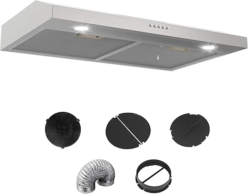 Extractor de cocina de 30 pulgadas Campanas extractoras debajo del gabinete campana de cocina-bajo campana extractora de gabinete, extractor de