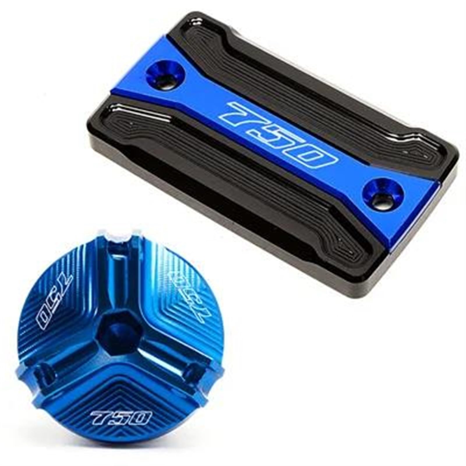 Tapa de líquido de frenos para Suzuki GSX-S750 en color azul y medida M20x1.5 7
